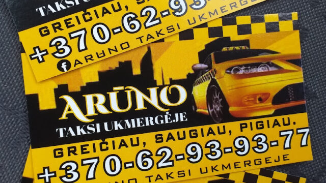ARŪNO TAKSI UKMERGĖJE