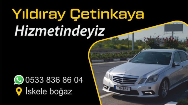 İskele Boğaz Taksi Ercan Larnaka Havaalanı (Airport) Baf Transfer Kıbrıs Cyprus Taksi Vito